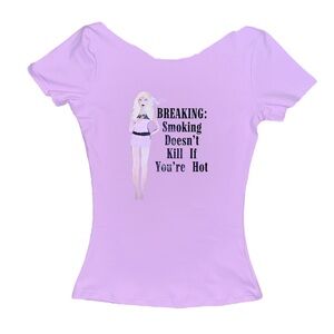 Pink Custom Designed Smoker Tee